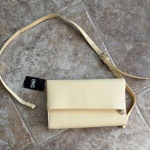 Butter yellow crossbody INC